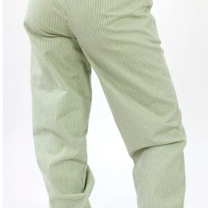Columbia Women's Striped Light Green PFG (Performance Fishing Gear) Pants